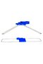 Steel Dust Mop Sleeve Frame with Swivel Joint Wet & Dry Cleaning, Universal Handle Fit, Easy Sleeve Replacement, Chemical Resistant, 30-90 cm Sizes