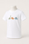 Children's White Series Mixed Prints Cotton Combed Cotton Unisex T-Shirt - 2
