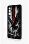 Samsung S20Fe Compatible Black Eagle Patterned Silicone Case - 3
