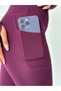 Women's Winter Fleece-Lined High-Waist Slimming Leggings with Pockets - 3