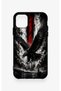 iPhone 11 Compatible Black Eagle Pattern Silicone Case - 3
