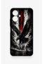 Tecno Spark Go 2 Compatible Black Eagle Patterned Silicone Case - 2