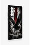 Samsung Note 20 Ultra Compatible Black Eagle Patterned Silicone Case - 2