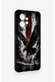 Redmi Note 12 4g Compatible Black Eagle Patterned Silicone Case - 3