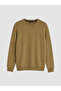Özmarka New Season Yellow Crew Neck Men's Sweatshirt - 5