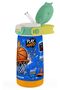 420 ml Boy's Basketball Printed Blue Brown Steel Flask Thermos - Leak-Proof - 60031 - 4
