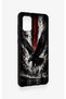 Samsung A31 Compatible Black Eagle Patterned Silicone Case
