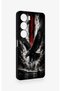 Vivo Y19S Compatible Black Eagle Patterned Silicone Case - 3