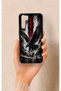 Oppo A91 Compatible Black Eagle Patterned Silicone Case