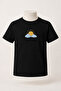 Children's Black Series Mixed Prints Cotton Combed Cotton Unisex T-Shirt - 3