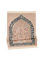Beige Ravza Pattern Special Woven Prayer Rug - 4