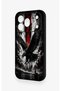 Honor 600 Pro Compatible Black Eagle Patterned Silicone Case - 4
