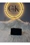 Women's Quilted Patterned Chain Strap Crossbody Shoulder Bag – Black / Brown - 7