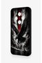 Tecno Spark 30C Compatible Black Eagle Patterned Silicone Case - 2