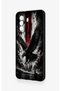 Huawei Nova Y70 Compatible Black Eagle Patterned Silicone Case - 2