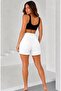 Women's Midi Length Denim Shorts - 2