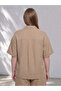 Trendlucky Plus Size Linen Blend Women's Shirt with Difference - 4