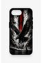 iPhone 16E Compatible Black Eagle Patterned Silicone Case - 2