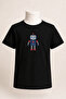 Children's Black Series Mixed Prints Cotton Combed Cotton Unisex T-Shirt