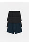 Vizyon New Season Black Regular Fit Men's 3-Piece Boxer Set