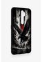 Oppo A5 2020 Compatible Black Eagle Patterned Silicone Case - 3