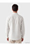 Ozmarka New Season Brown Slim Fit Striped Men's Shirt - 3