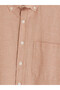 Özmarka New Season Pink Standard Fit Men's Shirt - 5