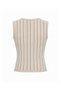 Steel Knitwear Striped Stone Vest / Pants Set - 5