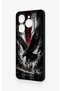 Tecno Spark 20 Pro Compatible Black Eagle Patterned Silicone Case - 2