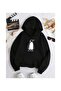 Penguen Printed Hooded Sweatshirt