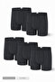 Men's Anthracite 5-Piece Long Leg Bamboo Boxer - 25203
