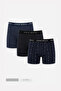 Men's Mixed Patterned 3-Piece Boxers - 23662