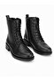 Vesper Black Genuine Leather Women's Boots - 4