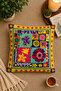 Digital Printed Decorative Throw Pillow Cover 43X43 cm – Modern Patterned Linen Texture - 2
