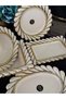Gold Gilded Porcelain 5 Piece Presentation Set Aym9923A - 8