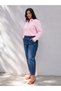 Lcw Petite Pink Muslin Women's Shirt - 6