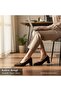 N2687 Women's Genuine Suede Leather Heeled Classic Shoes - 2
