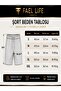 Unisex Comfortable Fit Printless Shorts - 3