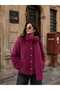 Midi Fur Coat with Scarf Accessory - 2