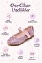 Orthopedic Supported Girls' Daily Ballet Shoes with Butterfly Detail - 6