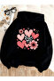 Children's Hooded Printed Sweatshirt