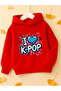 Children's Hooded Printed Sweatshirt