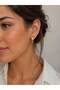 Line Gold Color Tarnish-Resistant Steel Earrings - 2