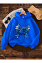 Children's Hooded Printed Sweatshirt