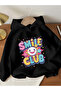 Children's Hooded Printed Sweatshirt