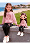 Girl's Crew Neck Sweatshirt and Leggings Set