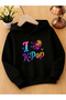 Children's Hooded Printed Sweatshirt
