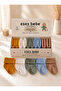 Organic Cotton Unisex 5-Piece Boxed Premium Newborn Baby Socks