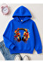 Children's Hooded Printed Sweatshirt