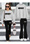 Girl's Crew Neck Sweatshirt and Spanish-Cut Leggings Set